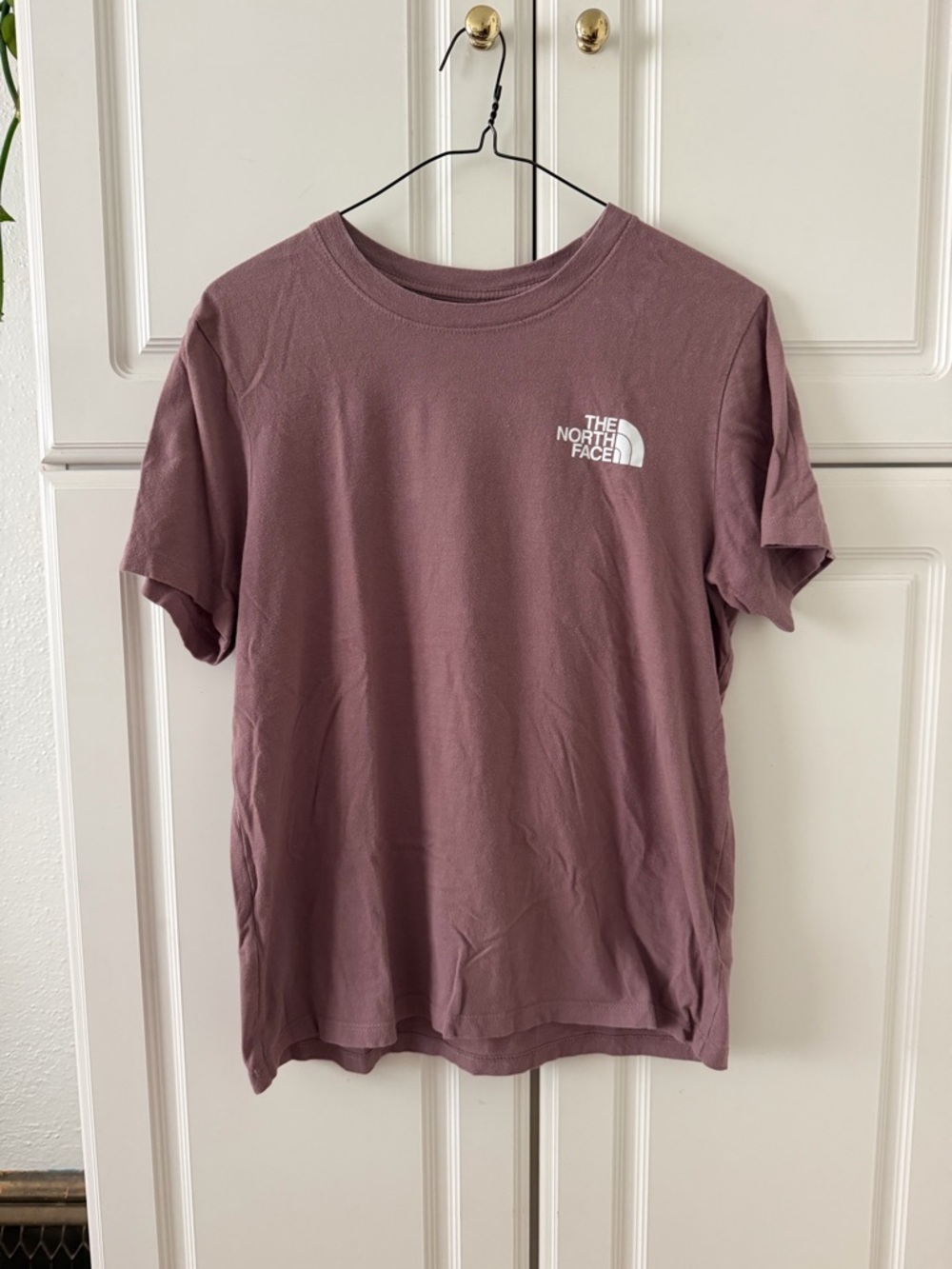 The North Face Dusty Pink Logo Short Sleeve Tee — Womens